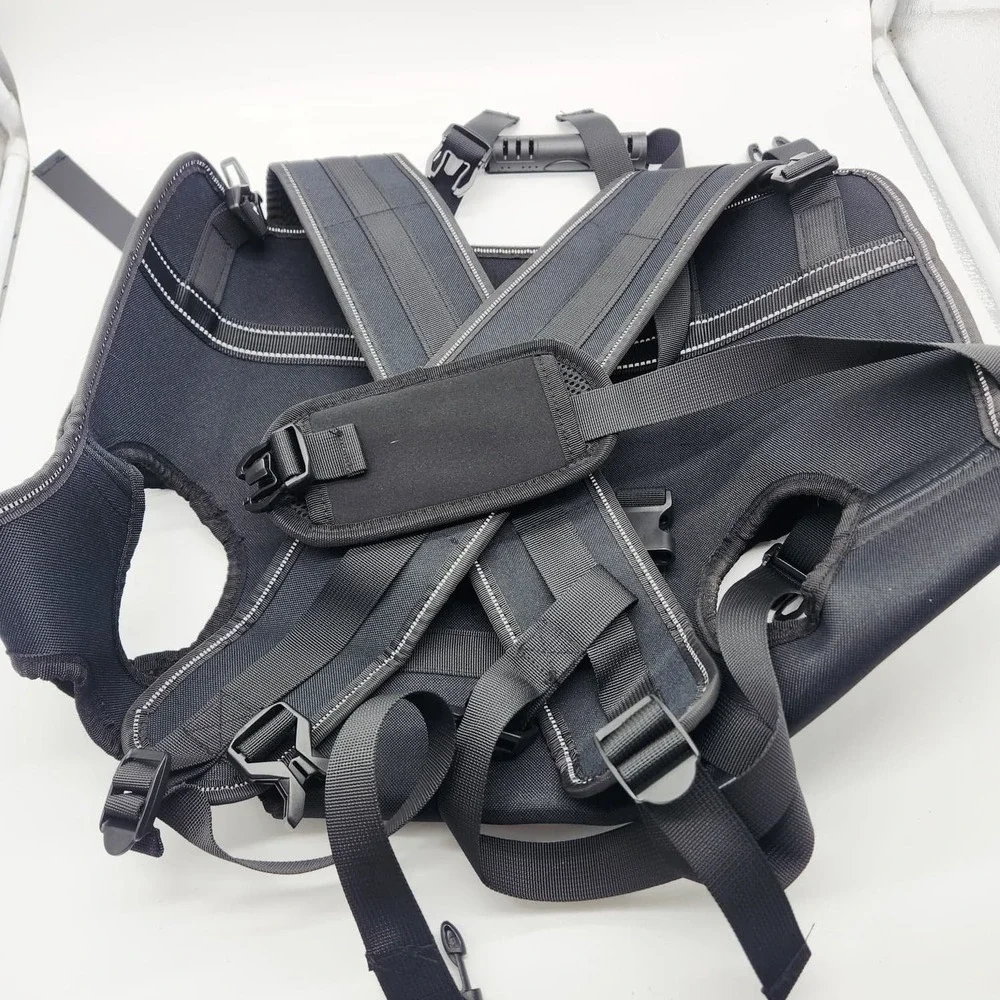 Terapaton Dog Lift Harness XL Large Breed Support Sling Handle Black 29-50 lbs
